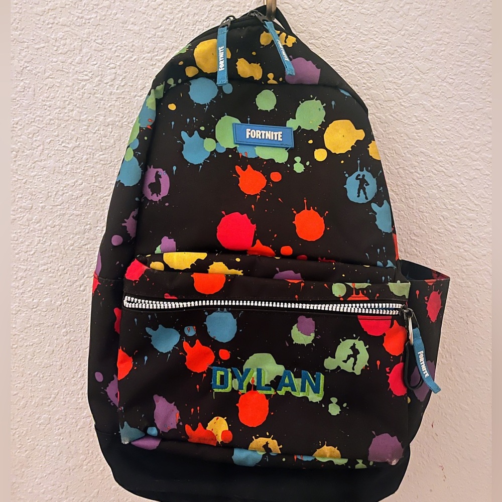 Fortnite Kids Backpack w/ “DYLAN” embroidery